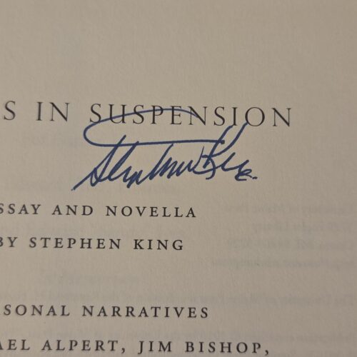 Stephen King Hearts in Suspension First Edition / First Printing Signed with Slipcase