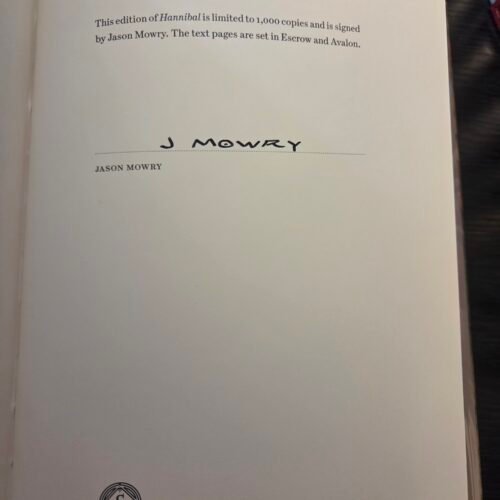 Hannibal Suntup Artist Edition Signed