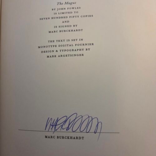The Magus Artist Edition Signed