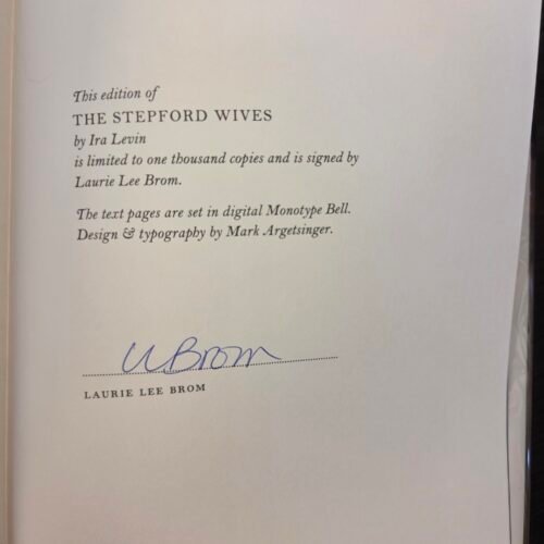 The Stepford Wives Suntup Artist Edition Signed