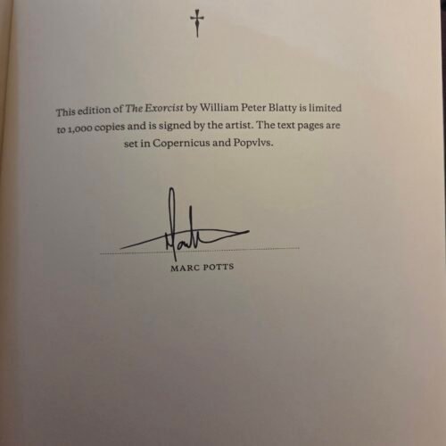The Exorcist Suntup Artist Edition Signed
