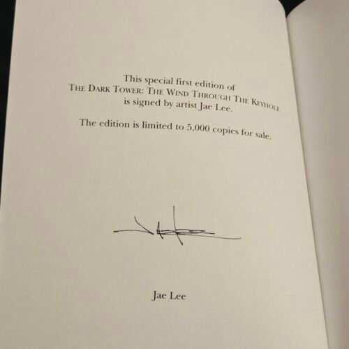 The Dark Tower THE WIND THROUGH THE KEYHOLE Artist Edition signed by Jae Lee