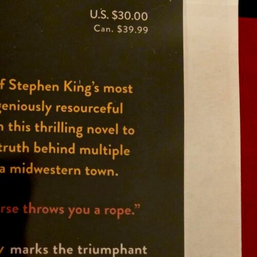 Stephen King Holly First Edition / First Printing