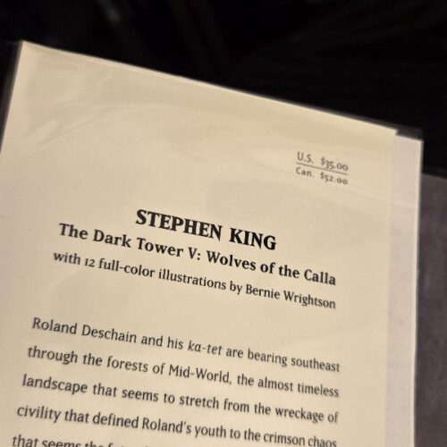 Stephen King The Dark Tower V: Wolves of the Calla First Edition / First Printing