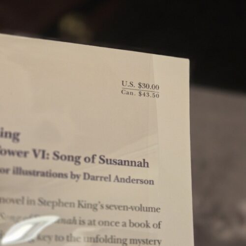 Stephen King The Dark Tower VI: Song of Susannah First Edition / First Printing