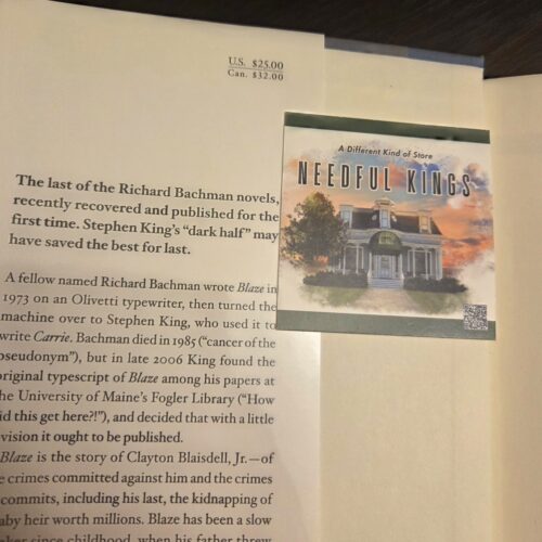 Stephen King as Richard Bachman Blaze First Edition