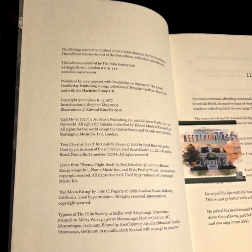 Stephen King – The Shining Folio Society Illustrated Collector’s Edition