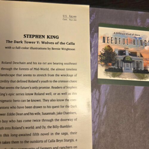 Stephen King The Dark Tower V: Wolves of the Calla First Edition
