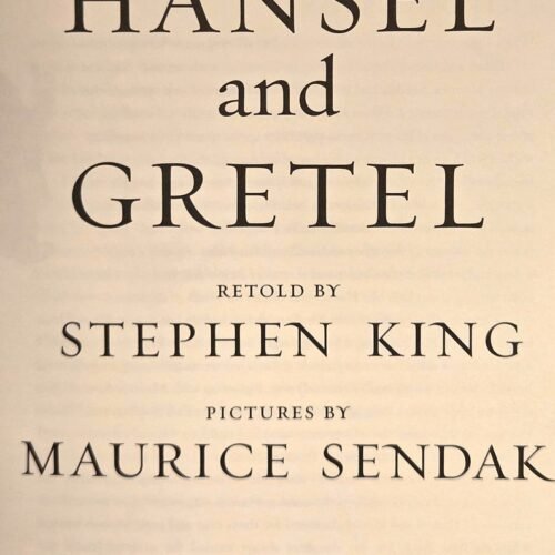 Stephen King Hansel and Gretel First Edition / First Printing