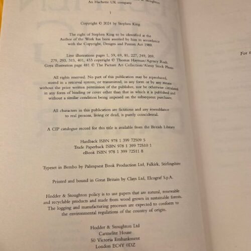 Stephen King You Like it Darker UK Collector's First Edition / First Printing