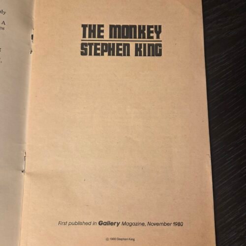 Stephen King The Monkey