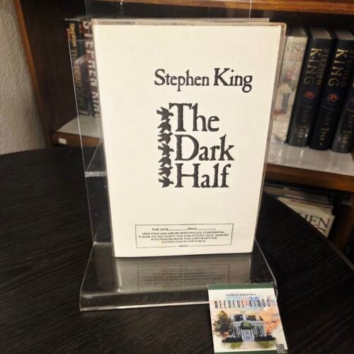 Stephen King The Dark Half (Unrevised & Unpublished Proof / Pre‑Publication State