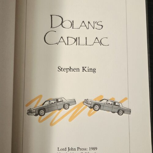 Stephen King — Dolan’s Cadillac (Blue Advanced Proof / Pre‑Publication State)