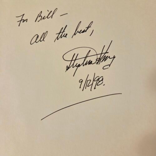 Stephen King Bag of Bones First Edition / First Printing Signed