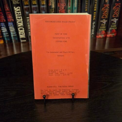 Feast of Fear — Uncorrected Page Proof / Pre‑Publication Edition
