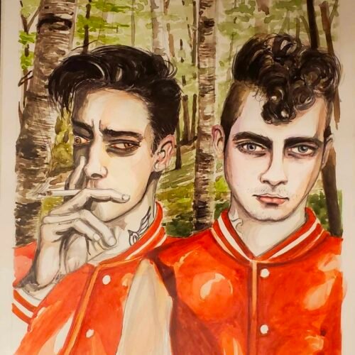 Eli John Art - Ace and Eyeball The Body