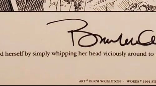 Bernie Wrightson signed The Stand Plate #8 print