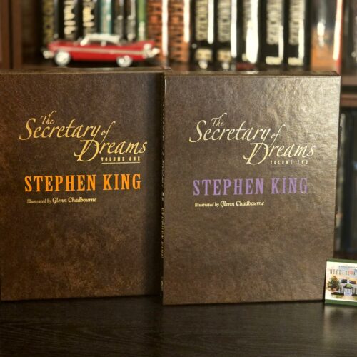 Stephen King Secretary of Dreams Volumes I & II Gift Editions with Original Glenn Chadbourne Remarque