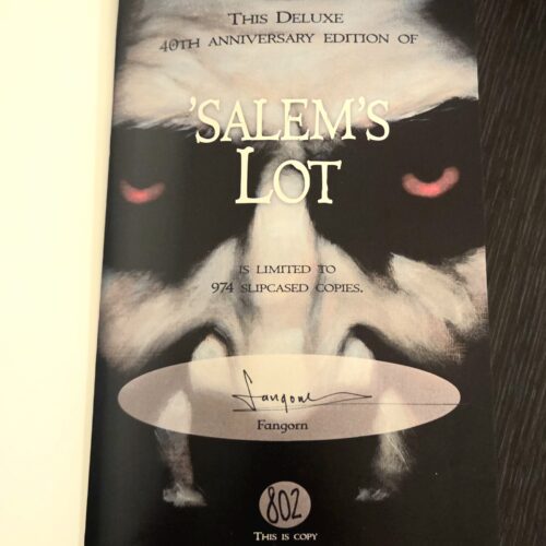 Stephen King Salem’s Lot (PS Publishing Limited Edition #802/1000)