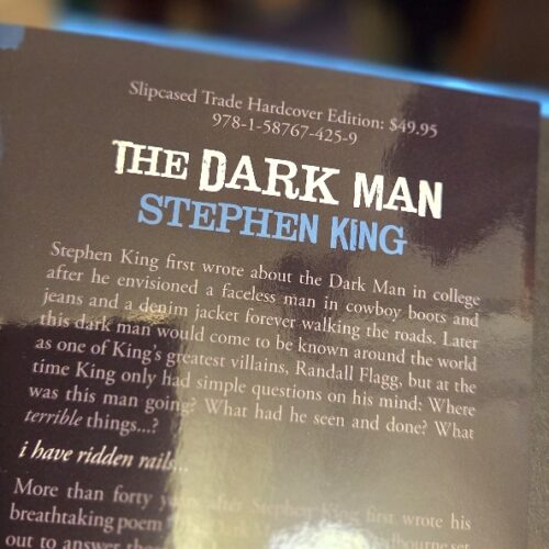 Stephen King The Dark Man CD Trade Hardcover Edition