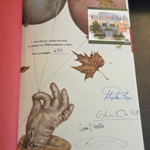 Stephen King IT 25th Anniversary Signed Limited Edition #637