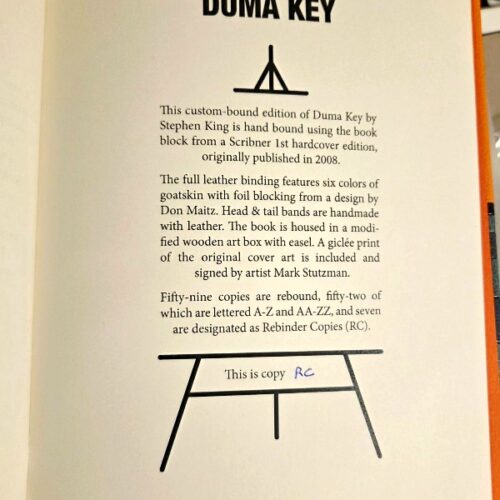 Stephen King Duma Key Dragon Rebound Limited Edition #PC