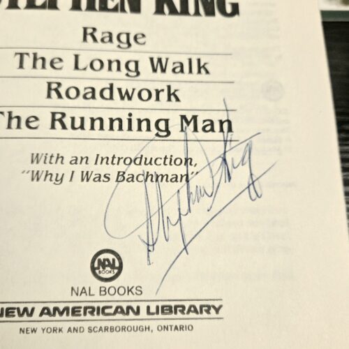 Stephen King — The Bachman Books Book Club Edition Flatsigned
