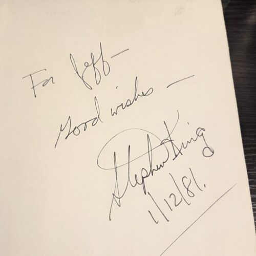 Stephen King The Stand Inscribed Book Club Edition