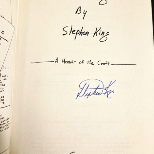 Stephen King – On Writing First Edition / First Printing Signed