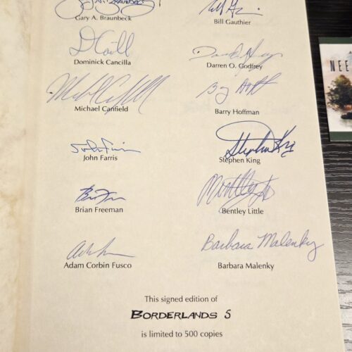 Borderlands 5 – Signed Anthology #268 – Limited Horror Collection – Edited by Thomas F. Monteleone
