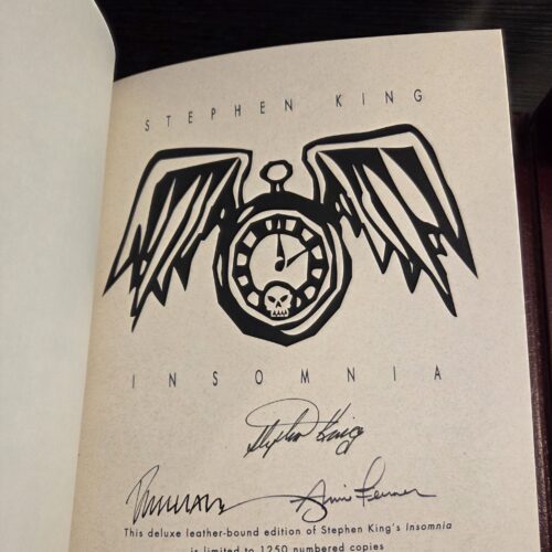 Stephen King Insomnia Signed Limited