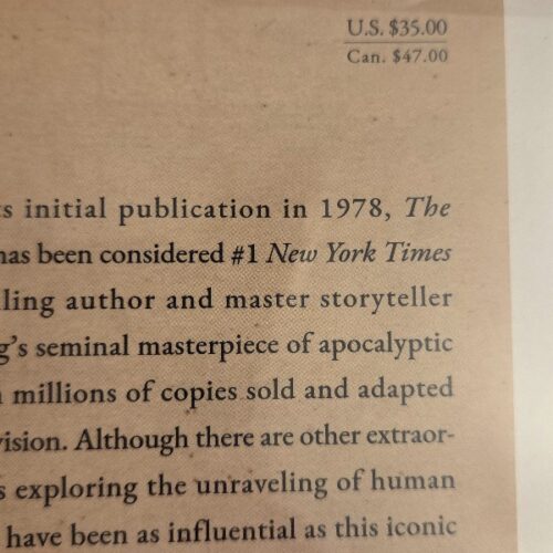 Stephen King — The End of the World As We Know It First Edition / First Printing