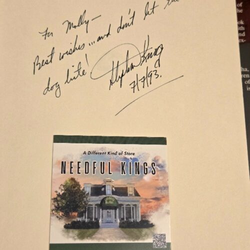 Stephen King – Cujo – Book Club Edition – Signed & Inscribed (“Don’t let the dog bite”) with Slipcase