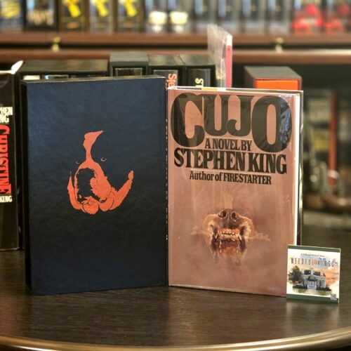Stephen King – Cujo – Book Club Edition – Signed & Inscribed (“Don’t let the dog bite”) with Slipcase