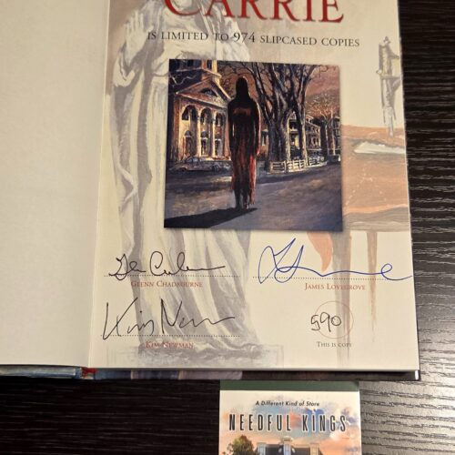 Stephen King – Carrie – PS Publishing Deluxe 40th Anniversary Artist Signed Limited Edition #590