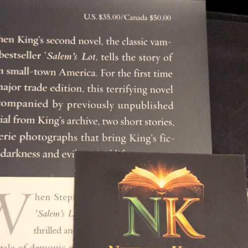 Salem’s Lot — Illustrated Edition by Jerry N. Uelsmann Doubleday First Edition / First Printing — Introduction by Stephen King