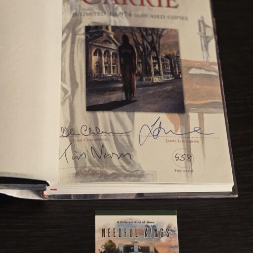 Stephen King – Carrie – PS Publishing Deluxe 40th Anniversary Signed Limited Edition #558