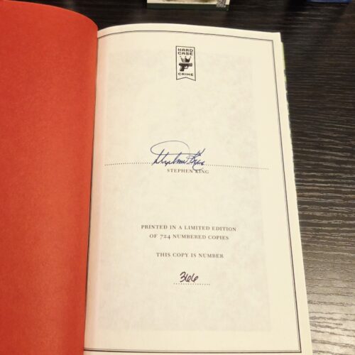 Joyland Signed Limited Edition with Remarque