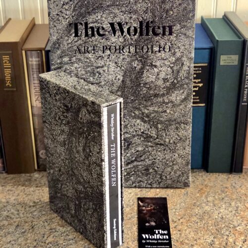 Whitley Strieber — The Wolfen Signed Limited Edition #312 with Matching Art Portfolio (Suntup Editions)