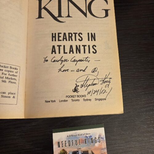 Stephen King Hearts in Atlantis First Edition Signed Paperback