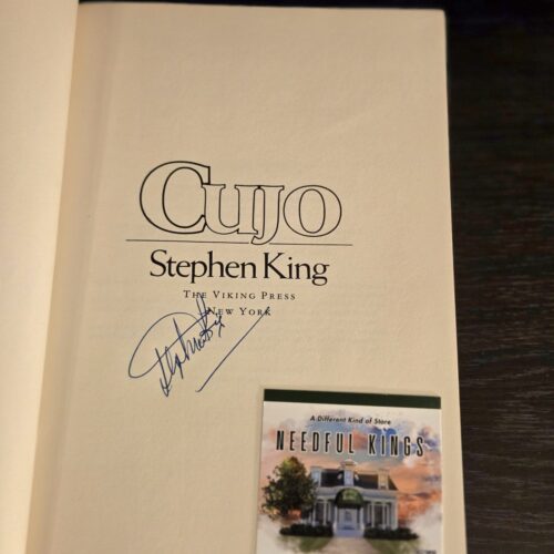 Stephen King CUJO Signed First Edition with Custom Slipcase