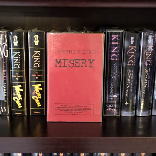Stephen King Misery Uncorrected Proof