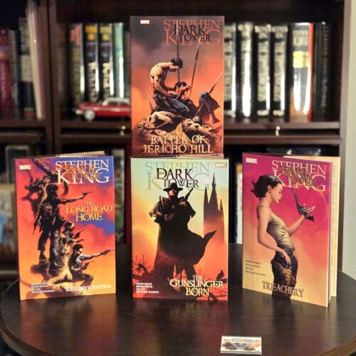 Stephen King Dark Tower Marvel Hardcover Set with Original Jae Lee Remarques