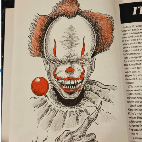 Dave Hinchberger's 2026 Stephen King IT 40th Anniversary Annual & Calendar Combo