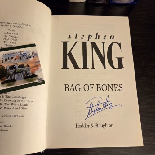 Stephen King - Bag of Bones UK First Edition Signed