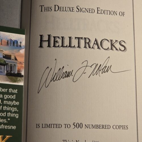 William F. Nolan's Helltracks CD Signed Limited Edition (#486 of 500)