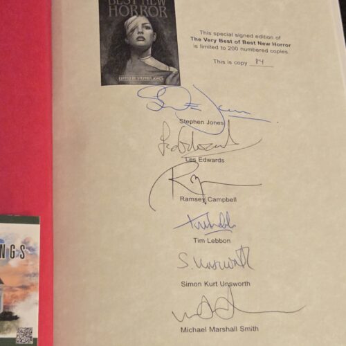 The Very Best of Best New Horror (Signed Deluxe Limited Edition #84/200)