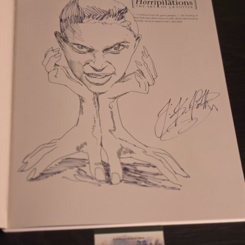 J.K. Potter – Horripilations: The Art of J.K. Potter (Paper Tiger) with Original Remarque